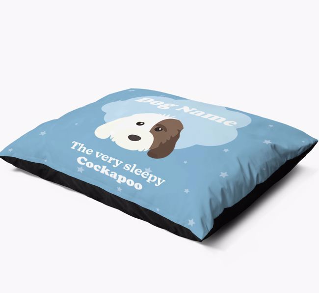 'The Very Sleepy Dog' - Personalised {breedFullName} Dog Bed